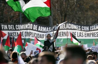 نيويورك: وقفة احتجاجية ضد مؤتمر اقتصادي اسرائيلي يروج لعقارات في الضفة الغربية