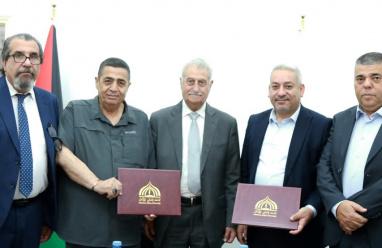 جامعة فلسطين الأهلية توقع اتفاقية تعاون مع اللجنة القطرية الدائمة لدعم القدس