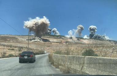 الصحة اللبنانية: شهيدان ومصاب في قصف مركبة جنوب لبنان