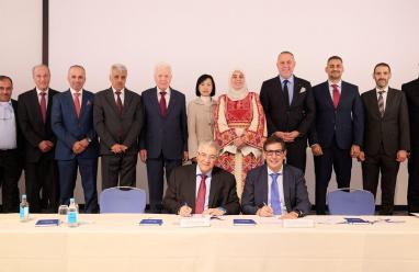 جامعة القدس تبدأ بناء كلية "حماد الحرازين للتكنولوجيا" وتوقّع أولى اتفاقياتها الدولية للشهادة المزدوجة