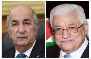 الرئيس يعزي الرئيس تبون والشعب الجزائري الشقيق بضحايا حادث انقلاب حافلة ويعرب عن تضامنه والشعب الفلسطيني