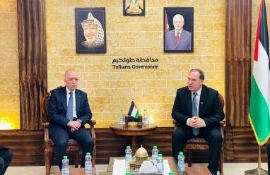محافظ طولكرم يستقبل رئيس سلطة الأراضي في إطار مناقشة مجموعة قضايا