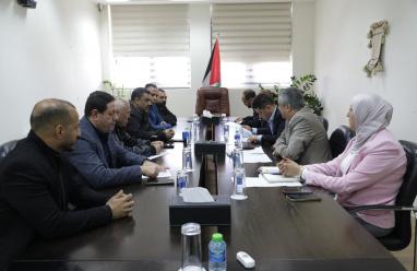 بسيسو يبحث احتياجات المنطقة الغربية لمحافظة رام الله والبيرة من مشاريع الطرق