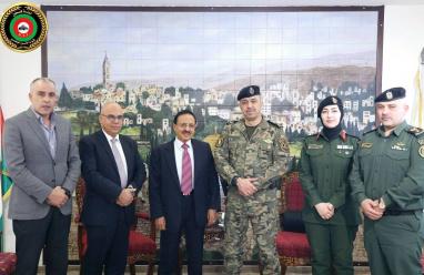 قائد الأمن الوطني يستقبل رئيس مجلس إدارة الجامعة العربية الأمريكية