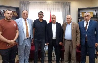 قطامي يبحث احتياجات جامعة القدس المفتوحة في جنين ويؤكد أولوية دعم المشاريع التعليمية
