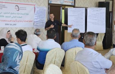المنتدى النقابي السنوي يطالب بوضع قضايا العمال وحقوقهم ضمن أولويات خطط التعافي وإعادة الإعمار في قطاع غزة