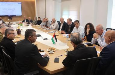 سلطة جودة البيئة والاتحاد العام للصناعات الفلسطينية يناقشان الملاحظات الفنية على مشروع قانون البيئة