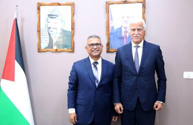 أبو حرب وعورتاني يبحثان تعزيز أوجه التعاون المشترك بين الطرفين