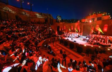 صور | "الكورال أنتم" لبودشارت تجمع الأردن والمغرب على المسرح الشمالي في جرش