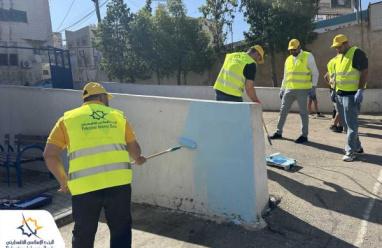استعداداً لاستقبال العام الدراسي .. الجديد البنك الإسلامي الفلسطيني ينفذ أنشطة تطوعية في عدة مدارس