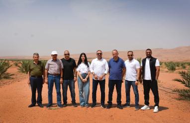 متابعة ميدانية لمشروع "تالا" الزراعي في المغرب بحضور نخبة من الخبراء والمستثمرين وإدارة "النبالي والفارس"