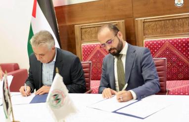 الضابطة الجمركية والجامعة العربية الأمريكية توقعان اتفاقية تعاون مشترك في مجالات مختلفة