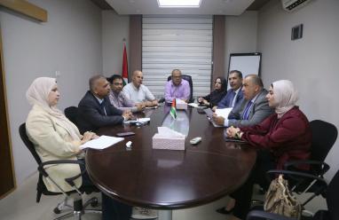 أبو حرب ومرار يبحثان تعزيز التعاون بين الإحصاء والهيئة الوطنية للتعليم والتدريب المهني والتقني
