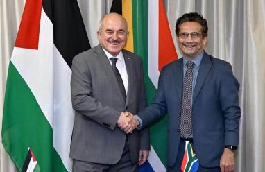 الوزير حجاوي يشيد بمواقف جنوب أفريقيا الداعمة للحقوق الفلسطينية في المحافل الدولية