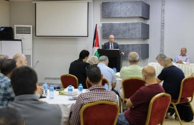 سلطة الأراضي ومركز أبحاث الأراضي ينظمان بالشراكة ورشة عمل لعرض دليل إجراءات أعمال المسح باستخدام التقنيات الحديثة
