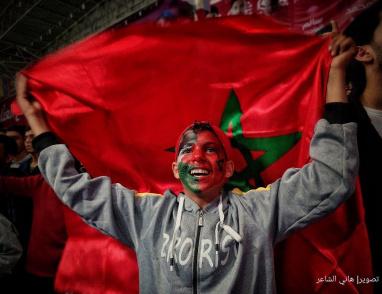 غزة تفرح بتأهل المغرب لنصف نهائي مونديال قطر