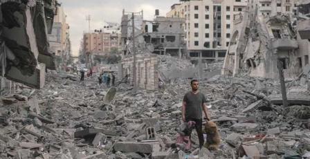 جرحى جراء قصف إسرائيلي استهدف المغراقة وسط غزة