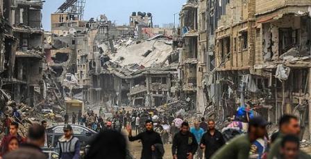 202 من الحرب على غزة...شهداء و جرحى في قصف على رفح