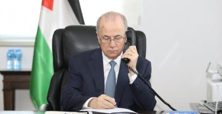 رئيس الوزراء يدعو لعقد مؤتمر للمانحين لدعم الحكومة الفلسطينية