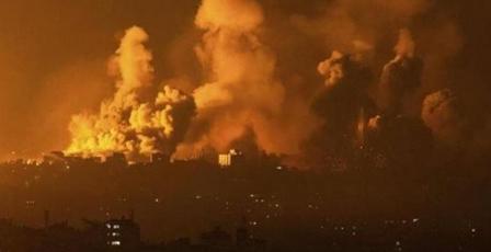 4 شهداء في غارة للاحتلال على حي الصبرة بمدينة غزة