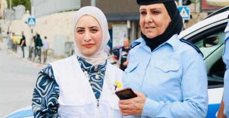 مؤسسة نساء الشمس تكرم منتسبات الشرطة في بيت لحم