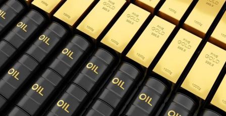 ارتفاع أسعار الذهب وانخفاض النفط عالميا