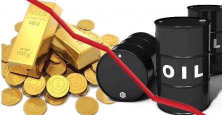 تراجع أسعار الذهب واستقرار النفط عالميا