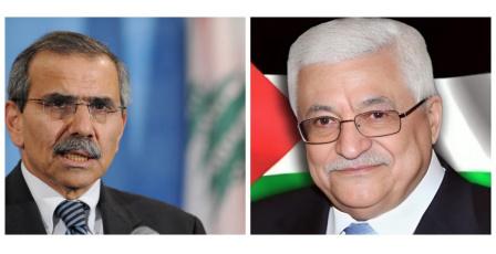 اتصال هاتفي بين الرئيس عباس ورئيس الوزراء اللبناني