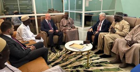 الهباش لدى لقاء علماء ودعاة سنغاليين: القدس قضية المسلمين جميعا وأولويتنا تعزيز صمود شعبنا في غزة