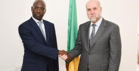 الهباش يبحث مع وزير الزراعة السنغالي آفاق التعاون