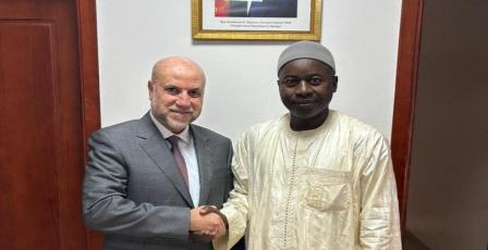 الهباش يبحث مع مستشار الرئيس السنغالي إقامة ملتقى فلسطيني أفريقي لحماية المقدسات