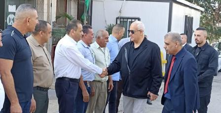 وزير الداخلية يلتقي لجان السلم الأهلي في محافظة قلقيلية