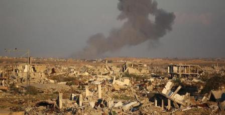 ثلاثة شهداء جراء استهداف الاحتلال حي الشجاعية شرق مدينة غزة