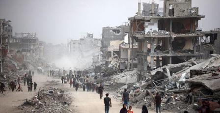 إنقاذ 5 أشخاص من تحت أنقاض منزل منهار في الشيخ رضوان 