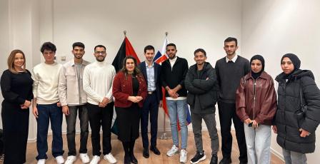 سفارة فلسطين لدى سلوفاكيا تستقبل عددا من الطلبة القادمين من قطاع غزة