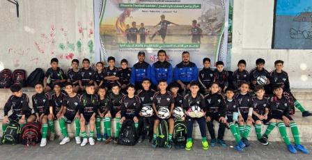 الاتحاد الفلسطيني لكرة القدم يفتتح مركزا لتدريب كرة القدم في قطاع غزة