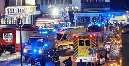 عشرات القتلى والجرحى بانفجار منتجع تزلج في سويسرا