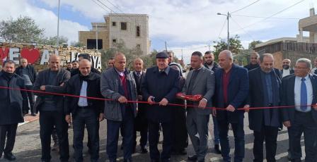 الوزير حجاوي يتفقد عددا من الهيئات المحلية ويفتتح مشاريع تطويرية غرب رام الله 