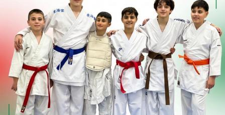 أكاديمية الأقصى للكاراتيه تتصدر الدوري العام لفئة 12–13 سنة في منطقة الشمال