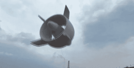 الصين تجري أول اختبار ناجح لمحطة طاقة طائرة