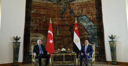 إردوغان: تركيا ستعمل مع مصر لاستعادة السلام وإعادة الإعمار في غزة