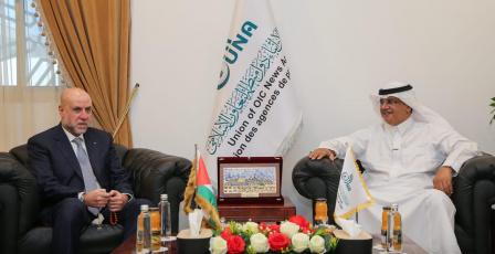 الهباش يزور اتحاد وكالات أنباء دول التعاون الإسلامي (يونا)