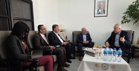 جمعية رجال الأعمال تلتقي القنصل الروسي لدى دولة فلسطين