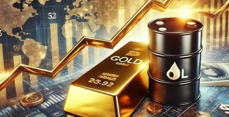 انخفاض أسعار الذهب وارتفاع النفط عالميا