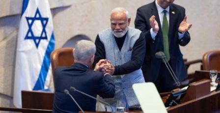 رئيس الوزراء الهندي يؤكد من الكنيست دعم بلاده لاسرائيل