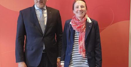 السفير ليث عرفة يبحث مع رئيسة الجامعة التقنية في برلين تعزيز التعاون الأكاديمي