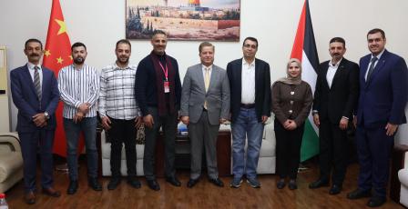 السفير عواد يستقبل السفير الفقيه ووفداً من وزارة الخارجية والمغتربين الفلسطينية