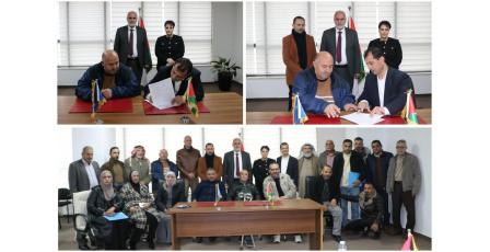 "الزراعة" توقع 12 اتفاقية لدعم مزارعين متضررين من الاحتلال بقيمة 605 آلاف شيقل