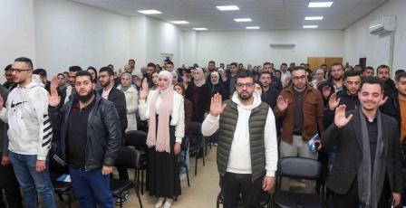 91 مهندسًا ومهندسة يؤدون قسم مزاولة المهنة وينضمون لنقابة المهندسين