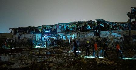 إصابة مصنع لإنتاج مسيّرات وسط إسرائيل إثر صاروخ إيراني